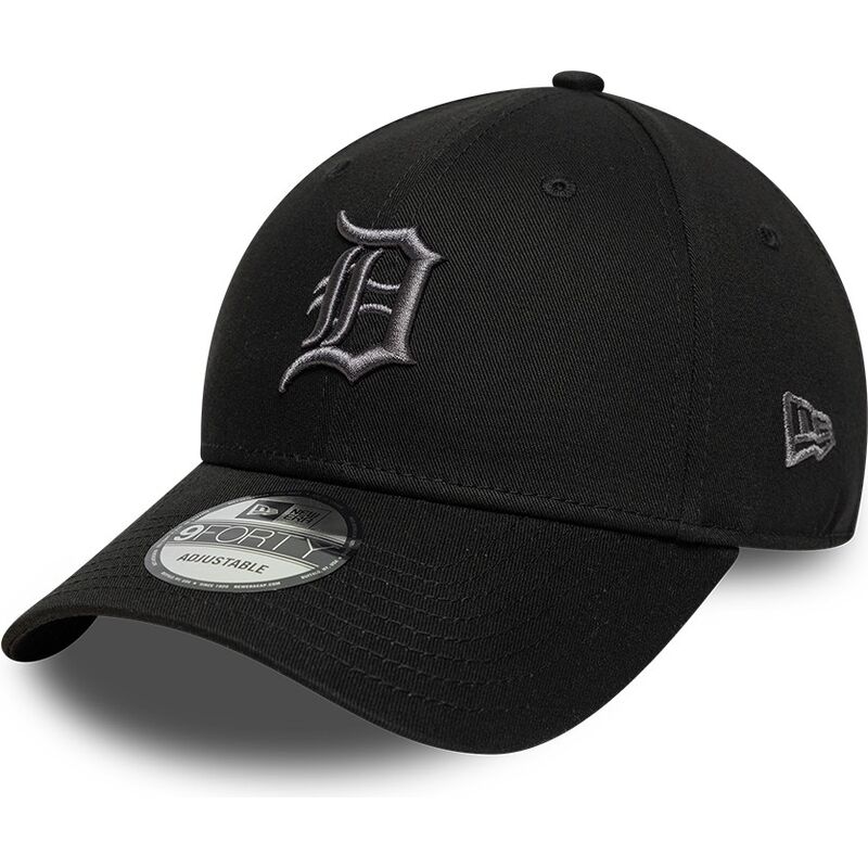gorra-curva-negra-ajustable-con-logo-gris-9forty-league-essential-de-detroit-tigers-mlb-de-new-era gorra-curva-negra-ajustable-con-logo-gris-9forty-league-essential-de-detroit-tigers-mlb-de-new-era