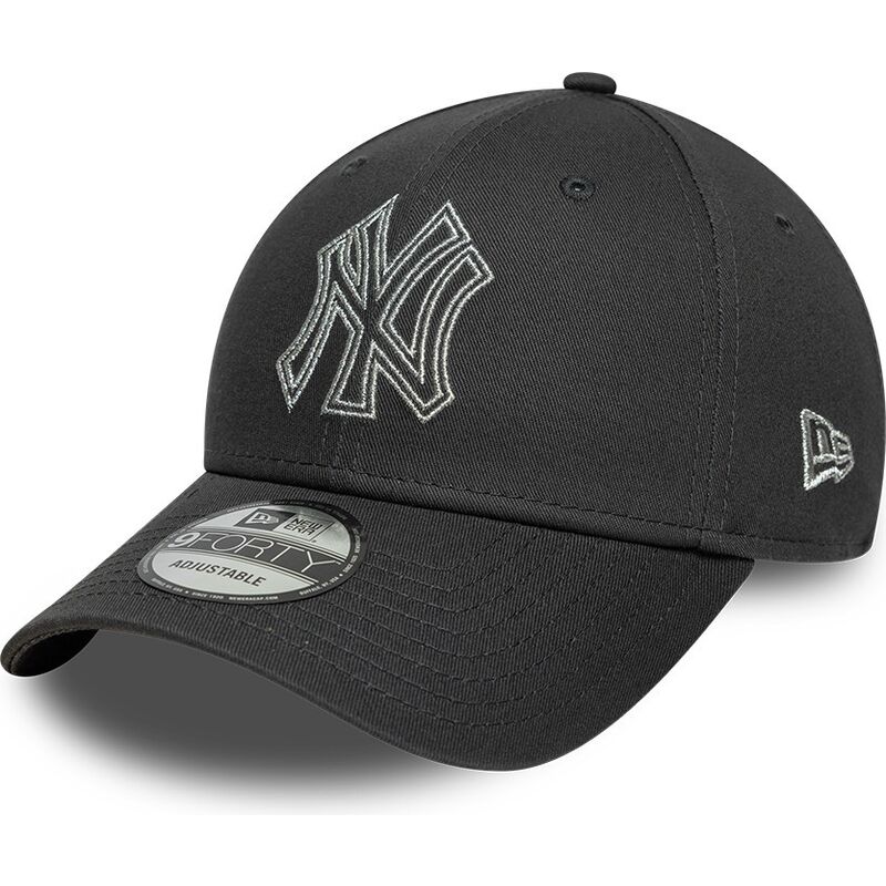 gorra-curva-gris-ajustable-9forty-metallic-outline-de-new-york-yankees-mlb-de-new-era