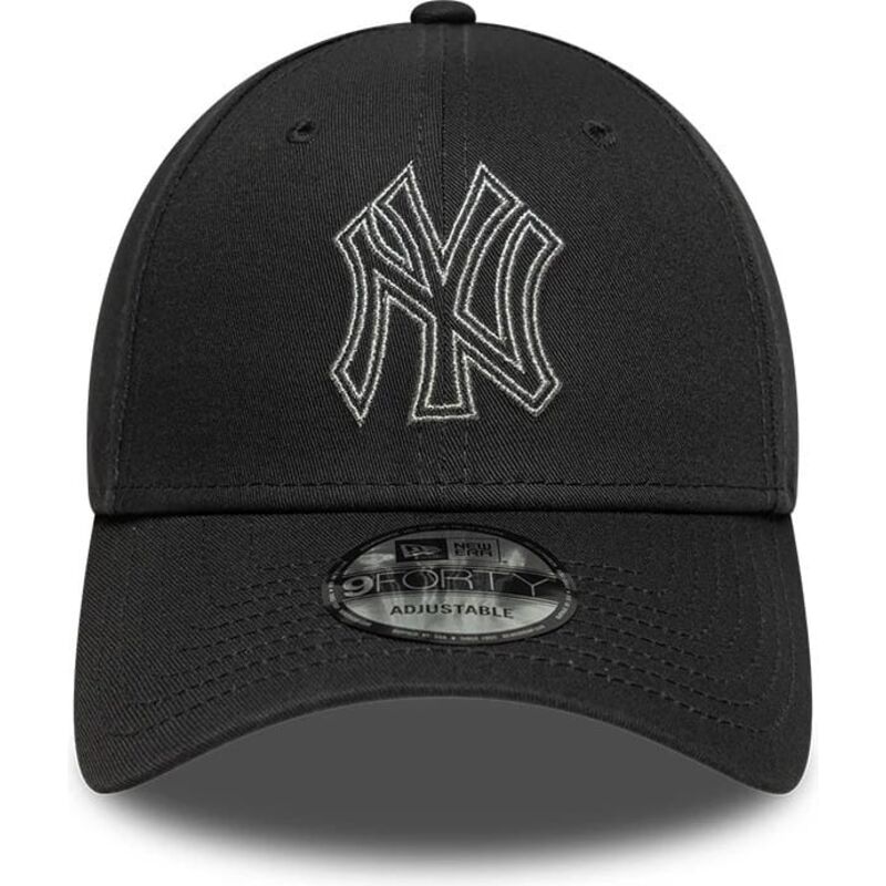 gorra-curva-gris-ajustable-9forty-metallic-outline-de-new-york-yankees-mlb-de-new-era
