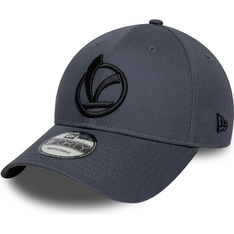 gorra-curva-gris-oscuro-ajustable-con-logo-negro-9forty-logo-vespa-piaggio-de-new-era gorra-curva-gris-oscuro-ajustable-con-logo-negro-9forty-logo-vespa-piaggio-de-new-era
