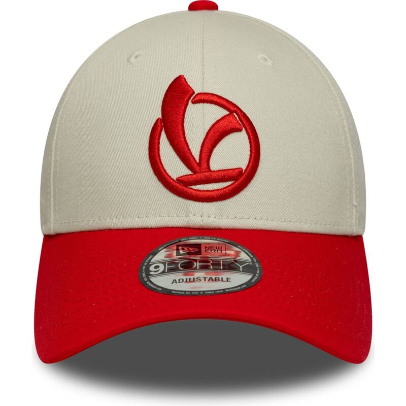 new-era-curved-brim-9forty-contrast-visor-vespa-piaggio-red-and-beige-adjustable-cap
