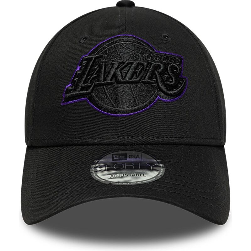 gorra-curva-negra-ajustable-con-logo-violeta-9forty-outline-de-los-angeles-lakers-nba-de-new-era
