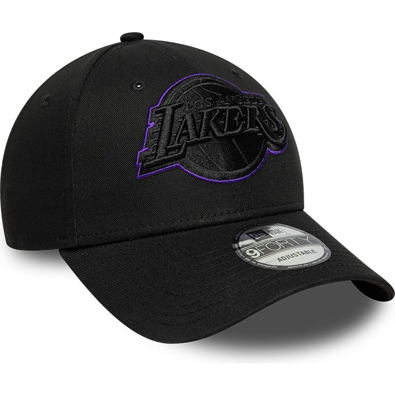 gorra-curva-negra-ajustable-con-logo-violeta-9forty-outline-de-los-angeles-lakers-nba-de-new-era