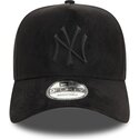 gorra-curva-negra-snapback-con-logo-negro-e-frame-faux-suede-de-new-york-yankees-mlb-de-new-era