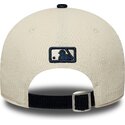 new-era-curved-brim-navy-blue-logo-9forty-m-crown-cord-new-york-yankees-mlb-beige-and-navy-blue-adjustable-cap
