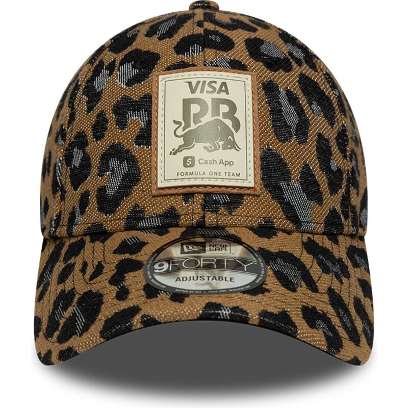 gorra-curva-leopardo-ajustable-para-mujer-9forty-de-racing-bulls-f1-team-formula-1-de-new-era