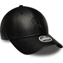 gorra-curva-negra-snapback-para-mujer-con-logo-negro-9forty-m-crown-pu-diamante-de-new-york-yankees-mlb-de-new-era