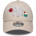 gorra-curva-rosa-ajustable-para-nino-9forty-food-icon-cupcake-de-new-york-yankees-mlb-de-new-era