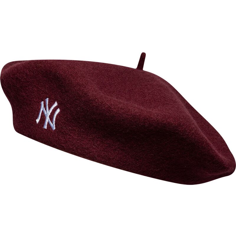 boina-granate-roja-wool-script-de-new-york-yankees-mlb-de-new-era
