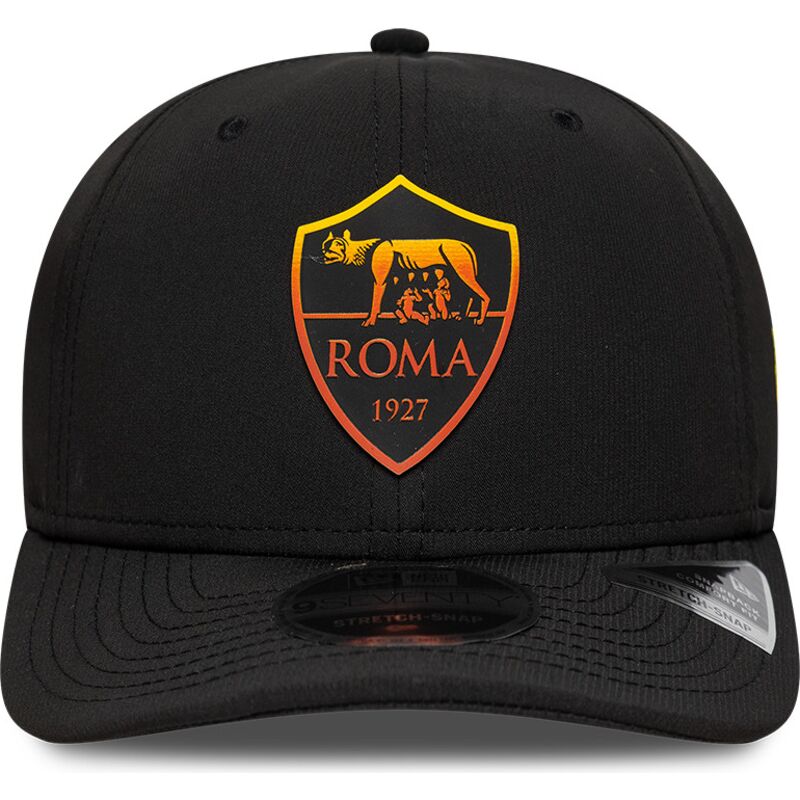 gorra-curva-negra-snapback-9seventy-stretch-snap-repreve-de-associazione-sportiva-roma-serie-a-de-new-era gorra-curva-negra-snapback-9seventy-stretch-snap-repreve-de-associazione-sportiva-roma-serie-a-de-new-era