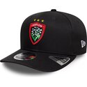 gorra-curva-negra-snapback-9seventy-stretch-snap-lily-de-rugby-club-toulonnais-french-rugby-federation-ffr-de-new-era