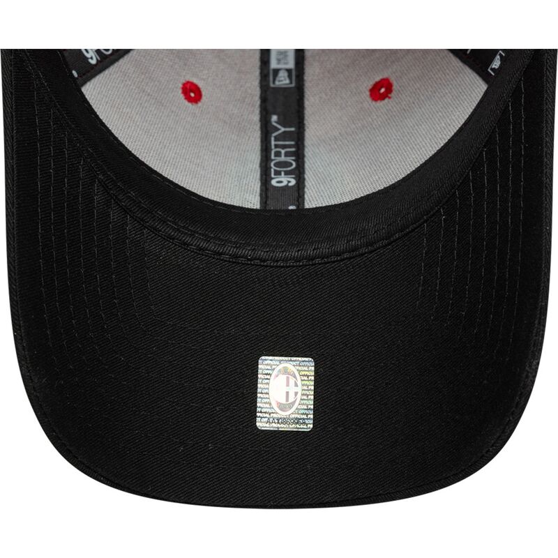 new-era-curved-brim-9forty-contrast-ac-milan-serie-a-red-and-black-adjustable-cap new-era-curved-brim-9forty-contrast-ac-milan-serie-a-red-and-black-adjustable-cap