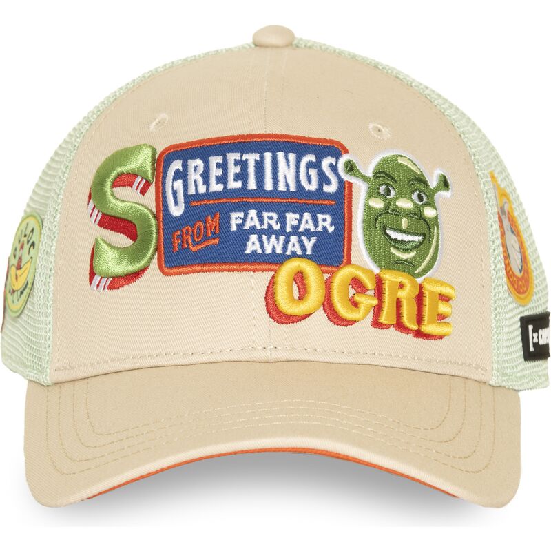 gorra-trucker-beige-y-verde-shrek-shr1-cpspatcb-de-capslab gorra-trucker-beige-y-verde-shrek-shr1-cpspatcb-de-capslab