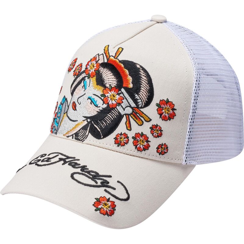ed-hardy-tokyo-geisha-beige-trucker-hat ed-hardy-tokyo-geisha-beige-trucker-hat