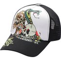 gorra-trucker-negra-y-blanca-snake-and-skull-de-ed-hardy