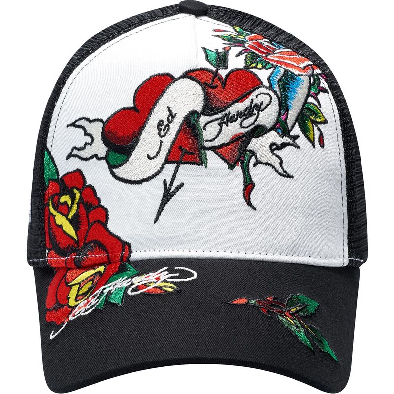 ed-hardy-love-ed-black-and-white-trucker-hat ed-hardy-love-ed-black-and-white-trucker-hat