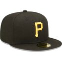 gorra-plana-negra-ajustada-59fifty-ac-perf-de-pittsburgh-pirates-mlb-de-new-era
