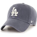 gorra-curva-gris-ajustable-clean-up-vintage-navy-de-los-angeles-dodgers-mlb-de-47-brand