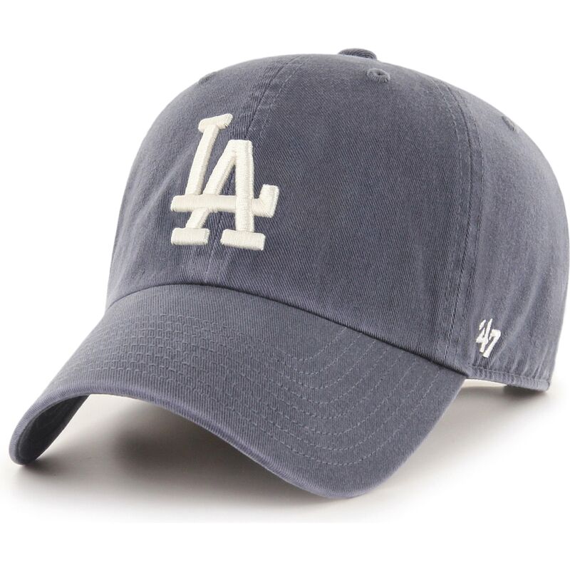 47-brand-curved-brim-clean-up-vintage-navy-los-angeles-dodgers-mlb-grey-adjustable-cap 47-brand-curved-brim-clean-up-vintage-navy-los-angeles-dodgers-mlb-grey-adjustable-cap