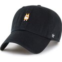gorra-curva-negra-ajustable-clean-up-base-runner-icon-dog-de-47-brand