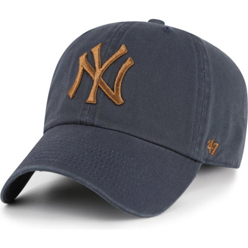 gorra-curva-gris-ajustable-con-logo-marron-clean-up-contrast-vintage-navy-de-new-york-yankees-mlb-de-47-brand