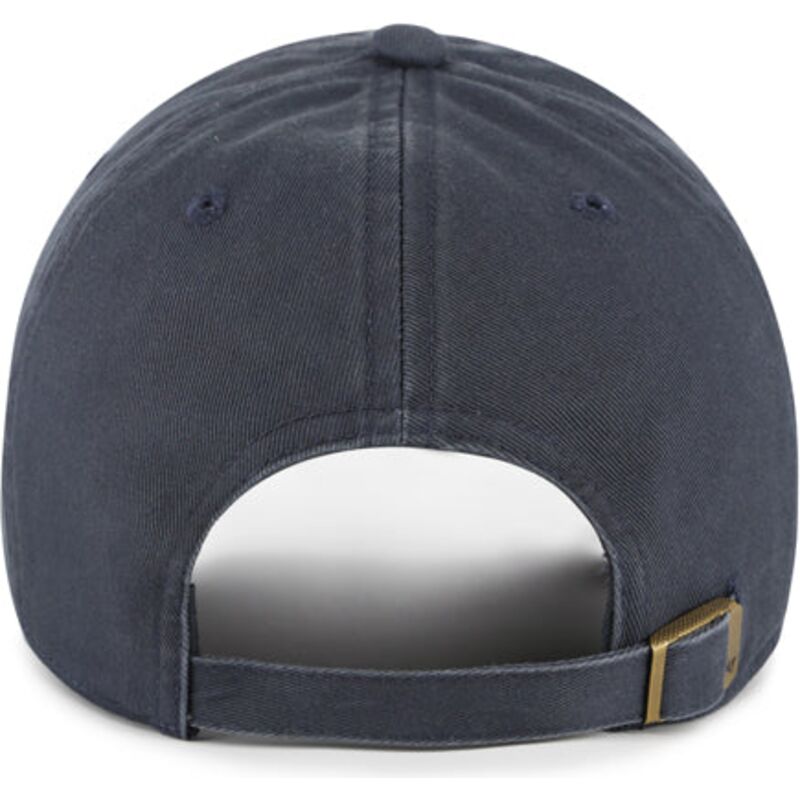 47-brand-curved-brim-brown-logo-clean-up-contrast-vintage-navy-new-york-yankees-mlb-grey-adjustable-cap 47-brand-curved-brim-brown-logo-clean-up-contrast-vintage-navy-new-york-yankees-mlb-grey-adjustable-cap