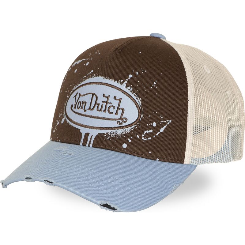 gorra-trucker-marron-y-azul-tag04-de-von-dutch gorra-trucker-marron-y-azul-tag04-de-von-dutch