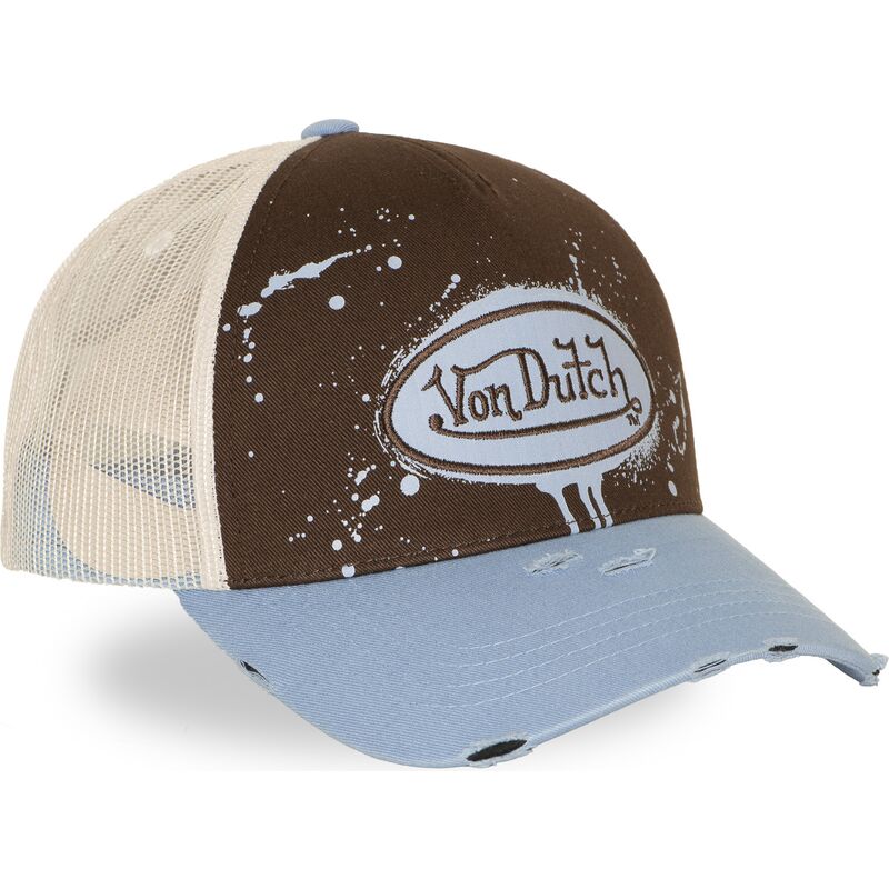 gorra-trucker-marron-y-azul-tag04-de-von-dutch gorra-trucker-marron-y-azul-tag04-de-von-dutch