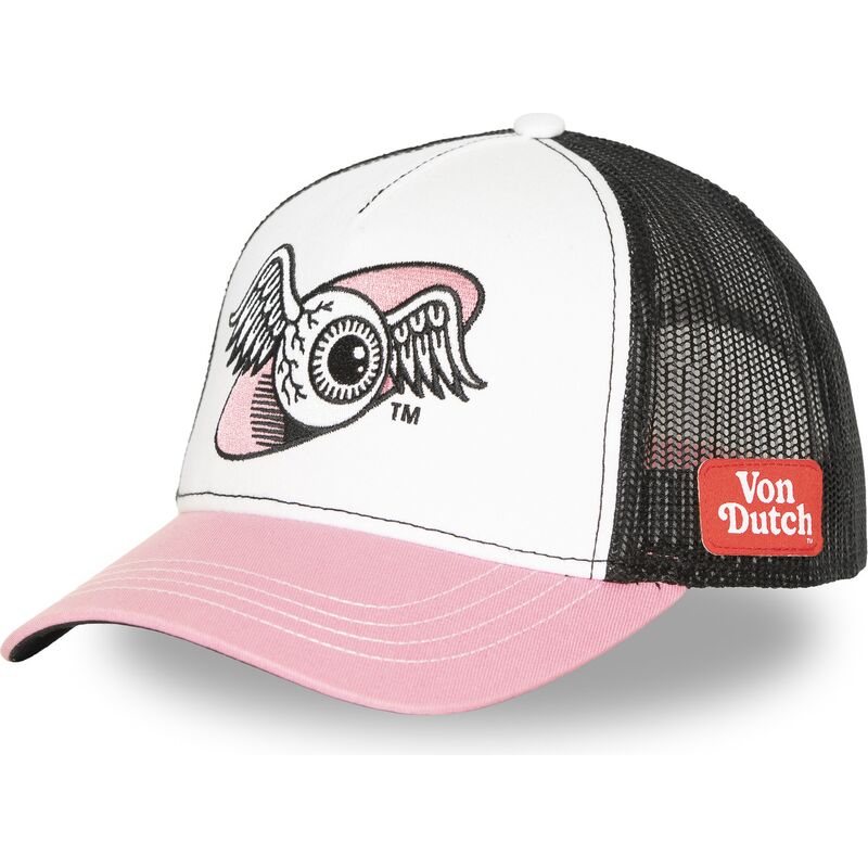 gorra-trucker-rosa-y-negra-oeil-de-von-dutch