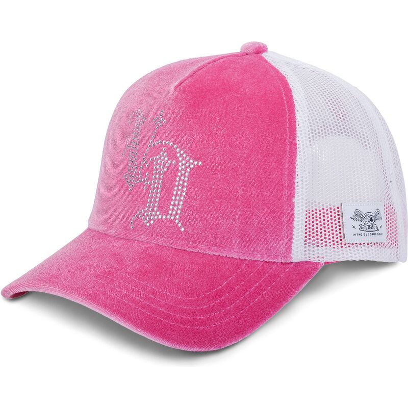 gorra-trucker-rosa-y-blanca-royalp-de-von-dutch gorra-trucker-rosa-y-blanca-royalp-de-von-dutch