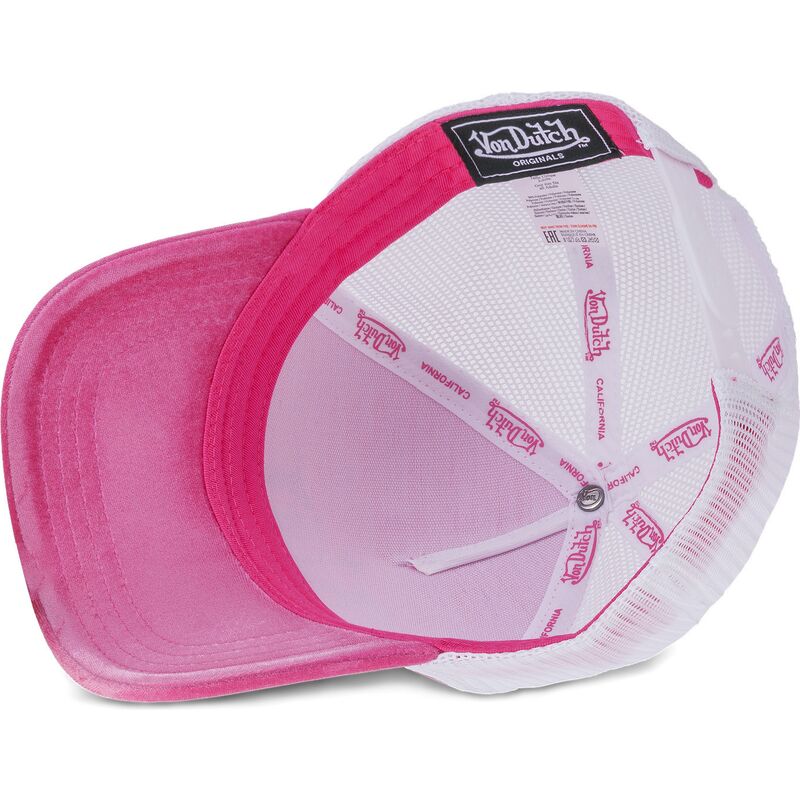 gorra-trucker-rosa-y-blanca-royalp-de-von-dutch gorra-trucker-rosa-y-blanca-royalp-de-von-dutch