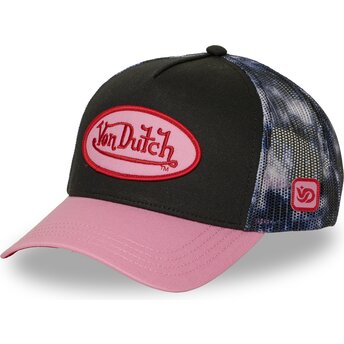 Gorra trucker negra y rosa SPACE de Von Dutch