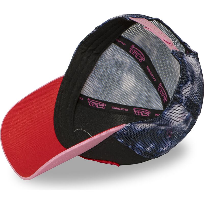 von-dutch-space-black-and-pink-trucker-hat von-dutch-space-black-and-pink-trucker-hat
