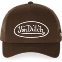 von-dutch-lofb51-brown-adjustable-trucker-hat