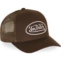 von-dutch-lofb51-brown-adjustable-trucker-hat