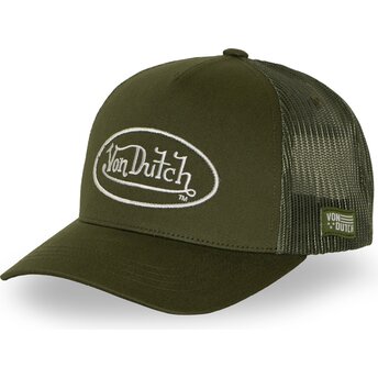 Gorra trucker verde ajustable LOFB52 de Von Dutch