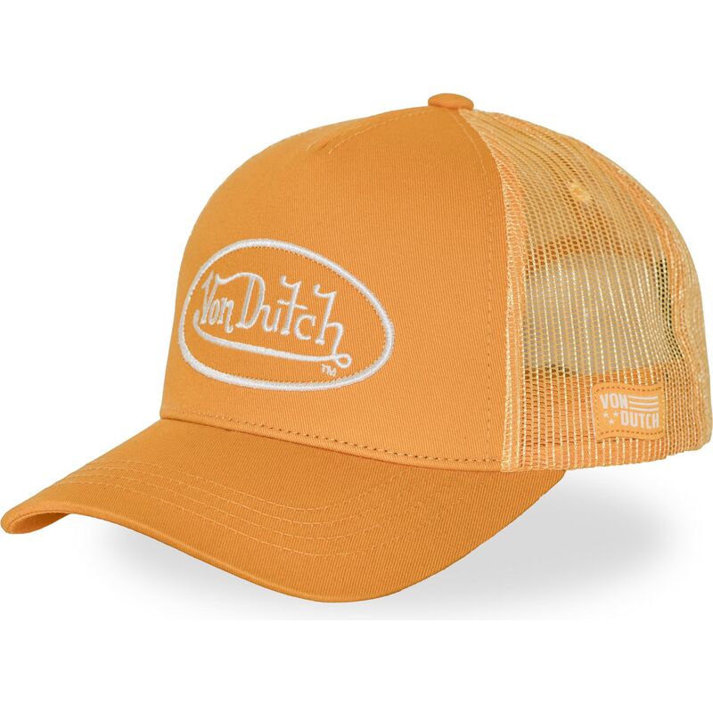 von-dutch-lofb53-orange-adjustable-trucker-hat