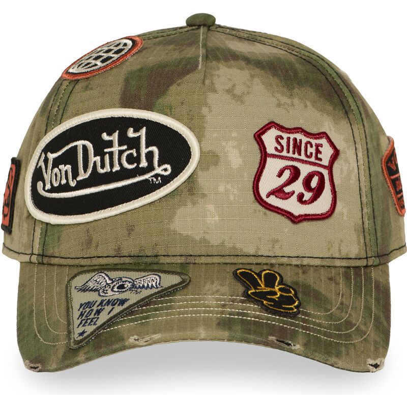 von-dutch-curved-brim-kamo04-camouflage-snapback-cap von-dutch-curved-brim-kamo04-camouflage-snapback-cap