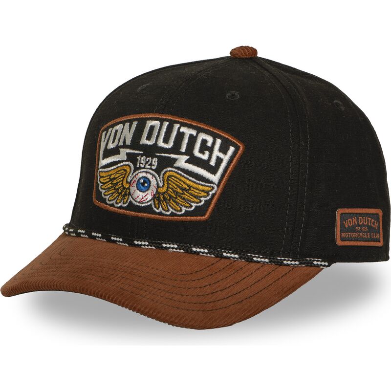 gorra-curva-marron-snapback-sem16-de-von-dutch gorra-curva-marron-snapback-sem16-de-von-dutch
