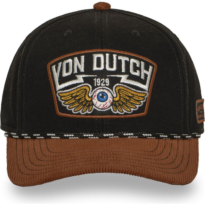 gorra-curva-marron-snapback-sem16-de-von-dutch gorra-curva-marron-snapback-sem16-de-von-dutch