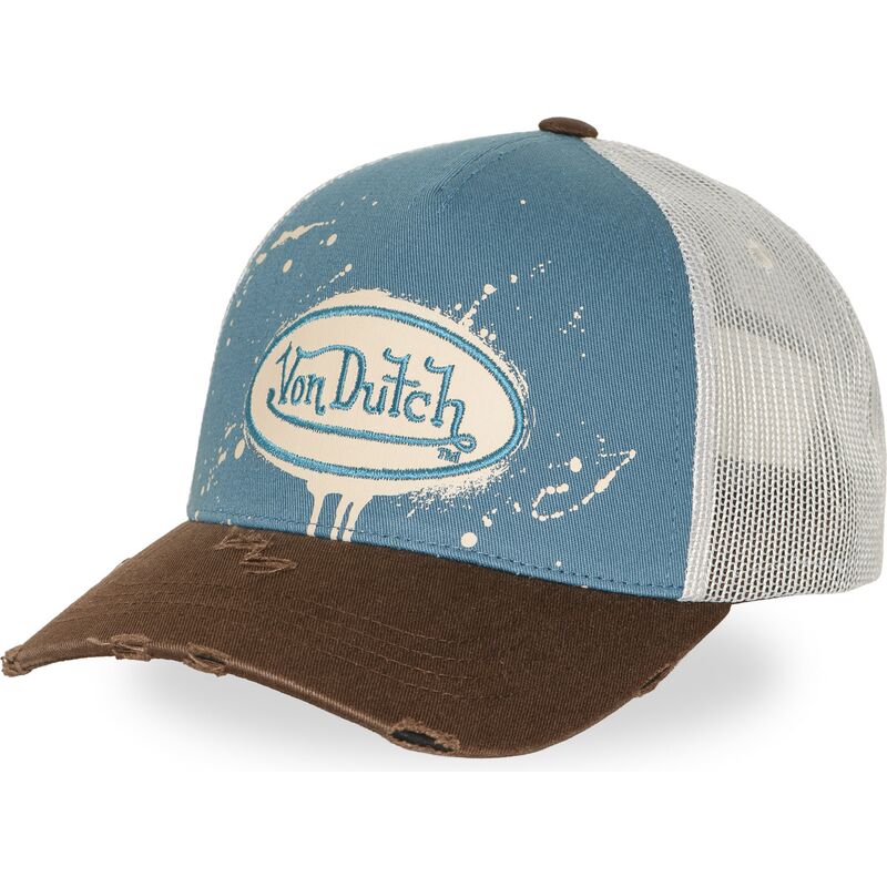 gorra-trucker-azul-y-marron-tag01-de-von-dutch
