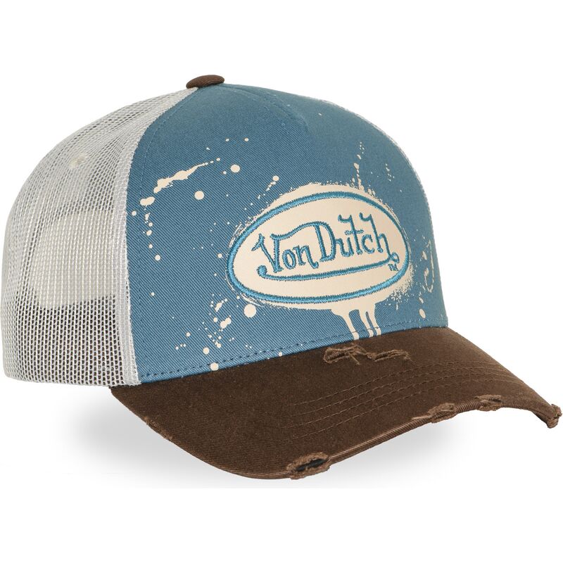 gorra-trucker-azul-y-marron-tag01-de-von-dutch