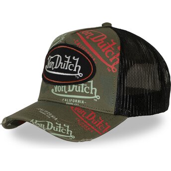 Gorra trucker verde y negra CAFE12 de Von Dutch