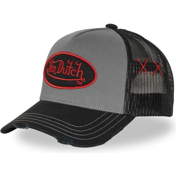 Gorra trucker gris y negra USED 17 de Von Dutch