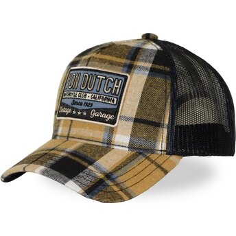 Von Dutch CAR11 Yellow Trucker Hat