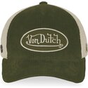 von-dutch-lof-b47-green-and-beige-adjustable-trucker-hat