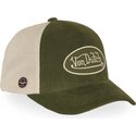 gorra-trucker-verde-y-beige-ajustable-lof-b47-de-von-dutch