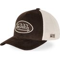 gorra-trucker-marron-y-beige-ajustable-lof-b49-de-von-dutch
