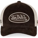 von-dutch-lof-b49-brown-and-beige-adjustable-trucker-hat