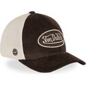 gorra-trucker-marron-y-beige-ajustable-lof-b49-de-von-dutch